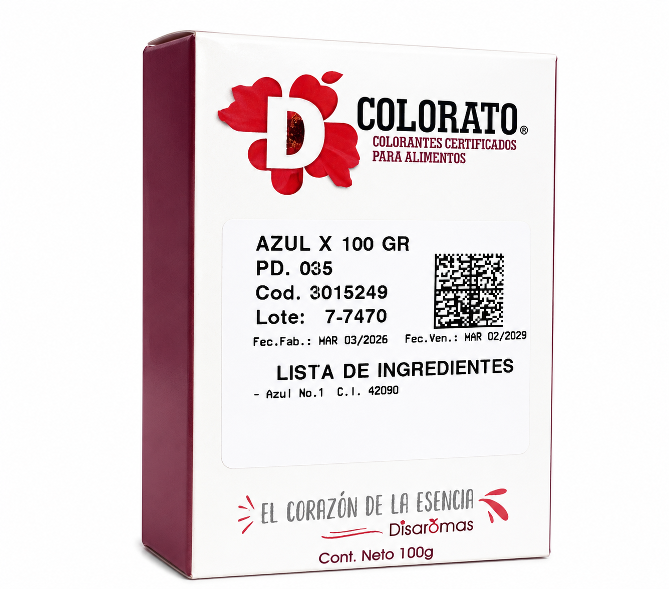 Colorante Colorato x 100 g